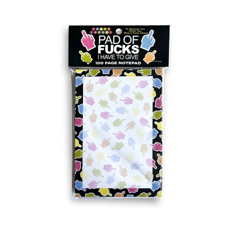 Fucks I Have To Give Notepad
