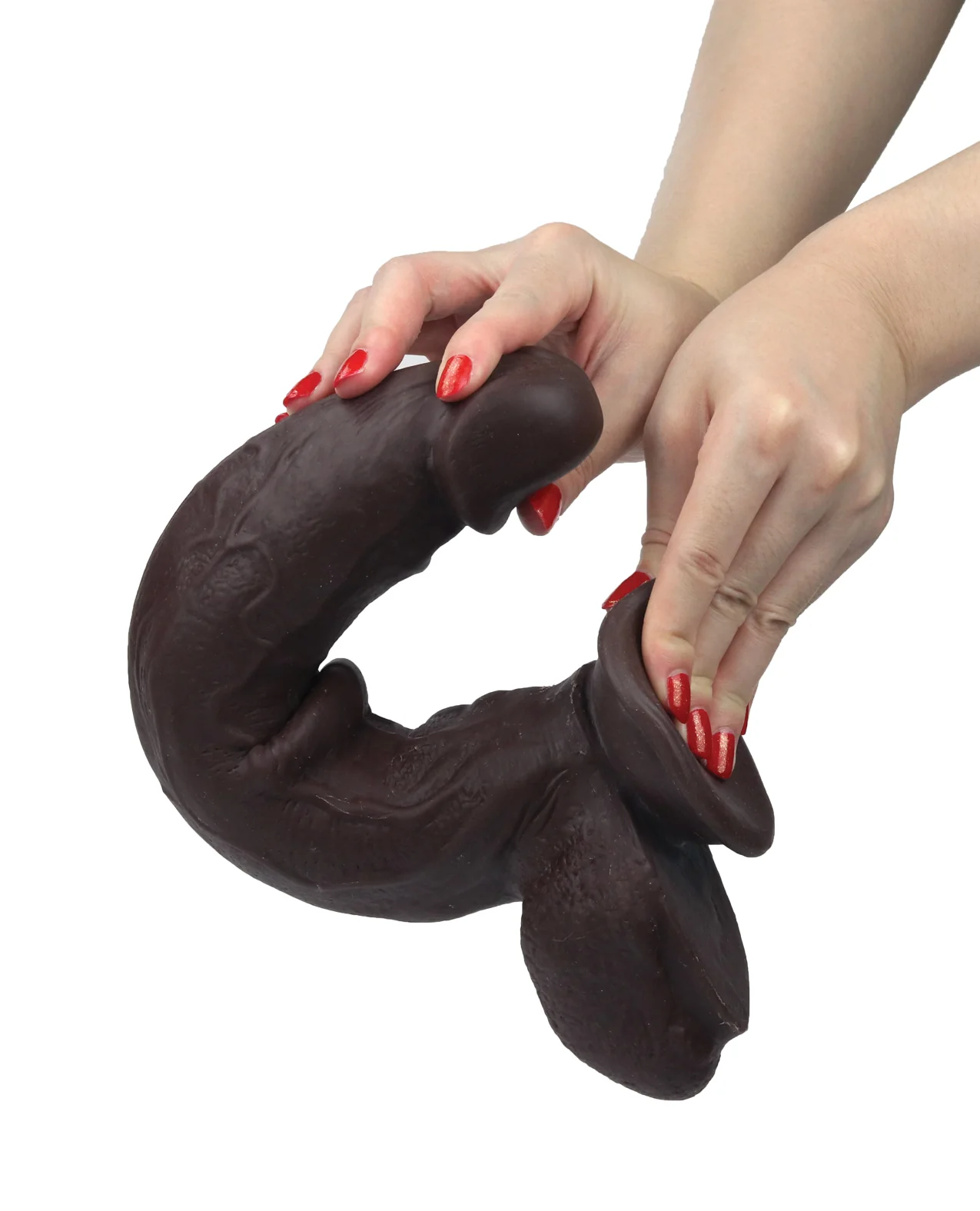 Get Lucky 12" Real Skin Series - Dark Brown - Image 4