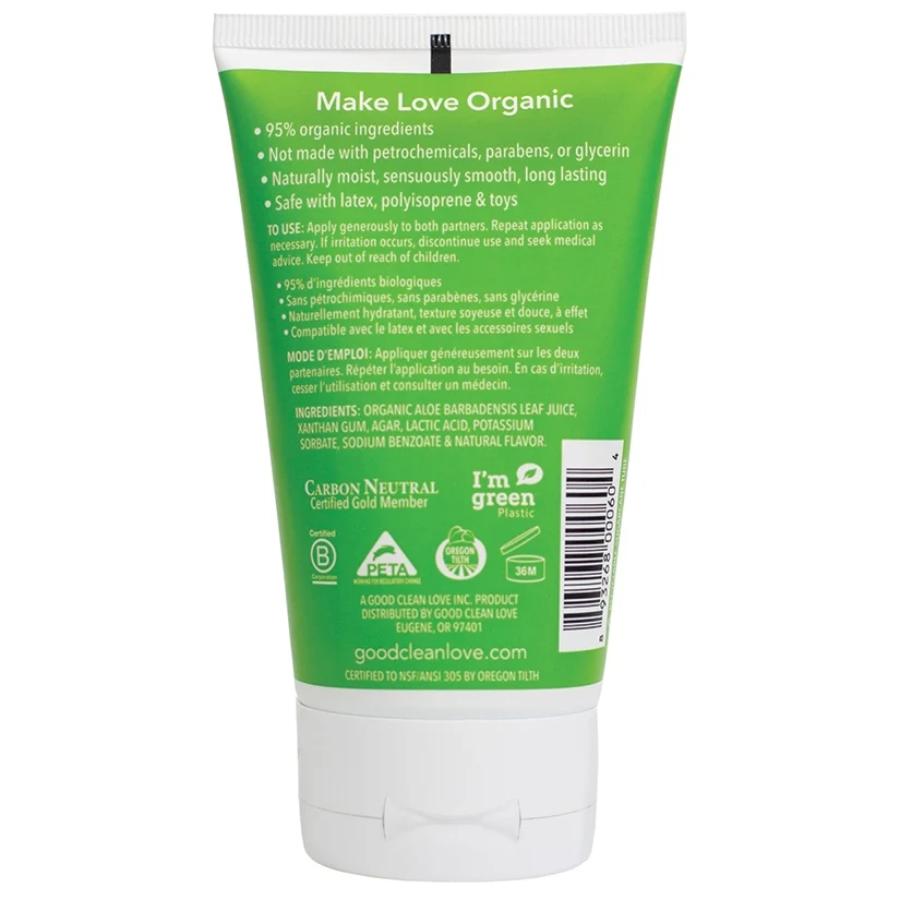 Good Clean Love Almost Naked Organic Lubricant - 4OZ - Image 4