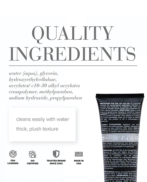 JO H2O Gel - Original Lubricant - Image 2