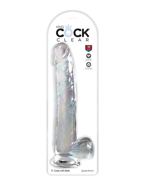 King Cock Clear Cock W/balls - Image 25