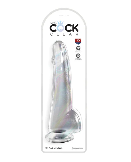 King Cock Clear Cock W/balls - Image 4