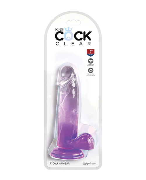 King Cock Clear Cock W/balls - Image 6