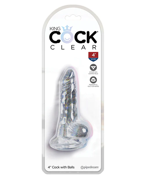 King Cock Clear Cock W/balls - Image 4