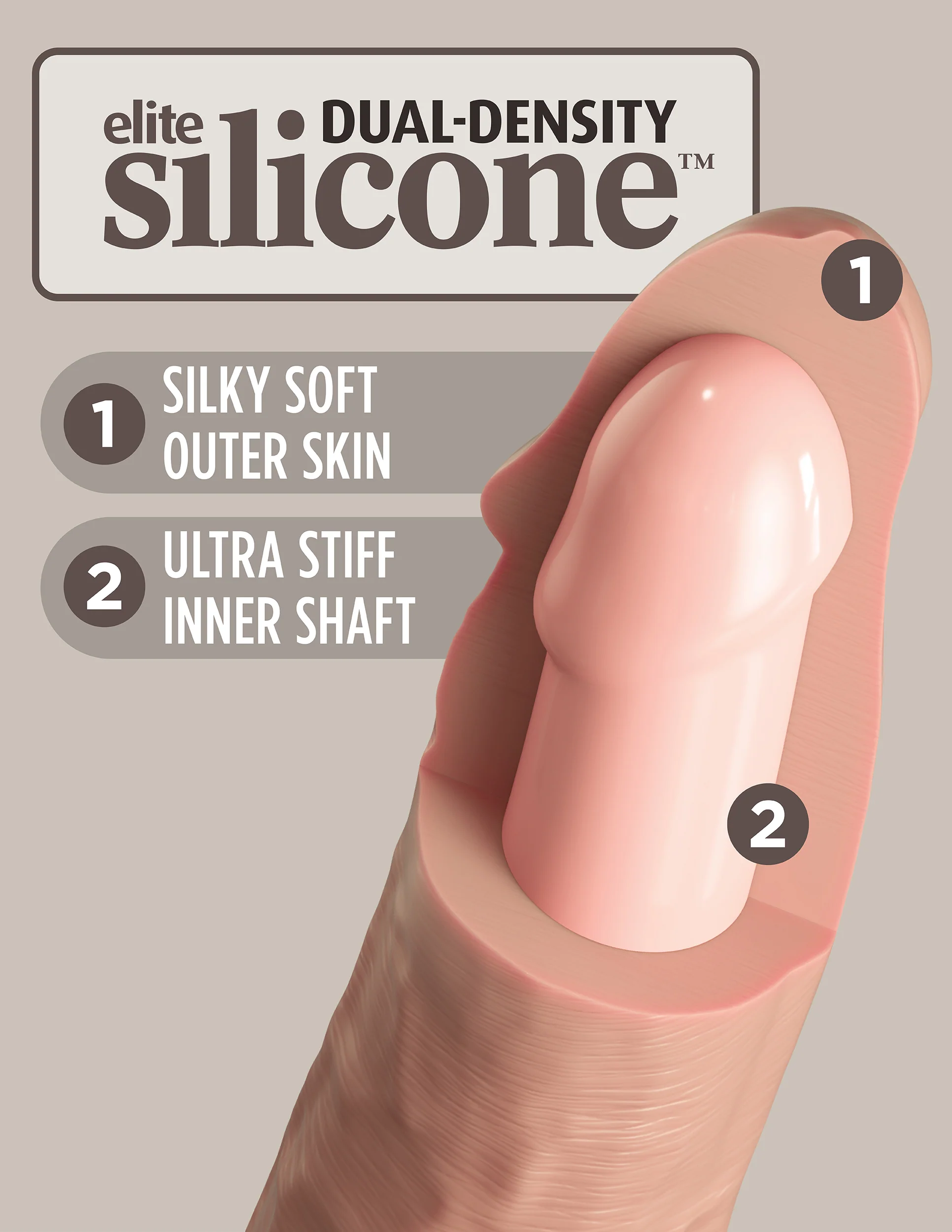 King Cock Elite Vibrating Dual Density - Image 16