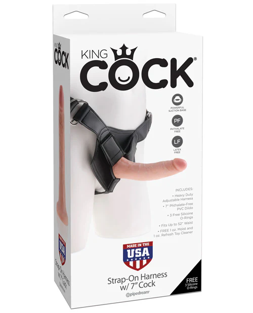 King Cock Strap On Harness & 6" Cock - Image 8