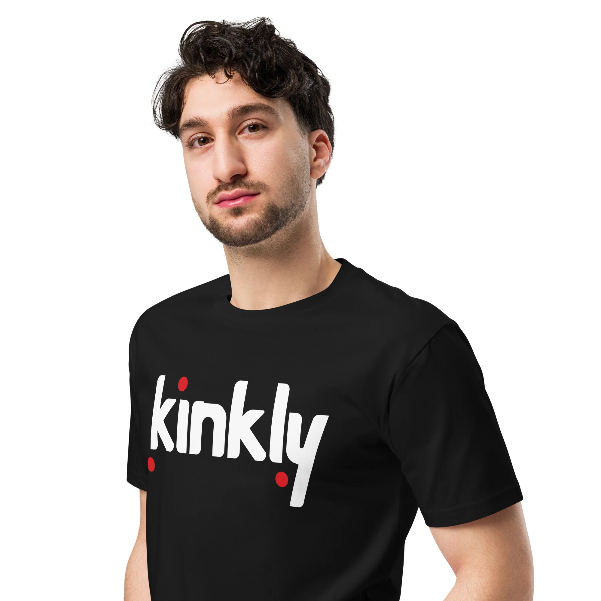 Kinkly Unisex T-shirt Black - Image 3