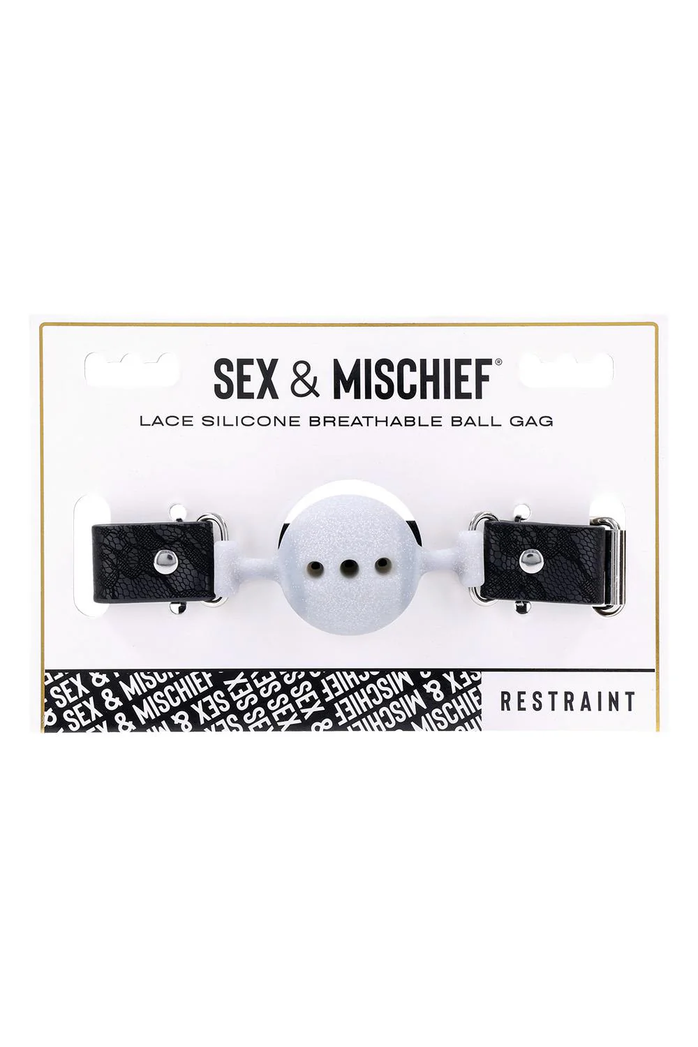 Lace Breathable Ball Gag - Image 6