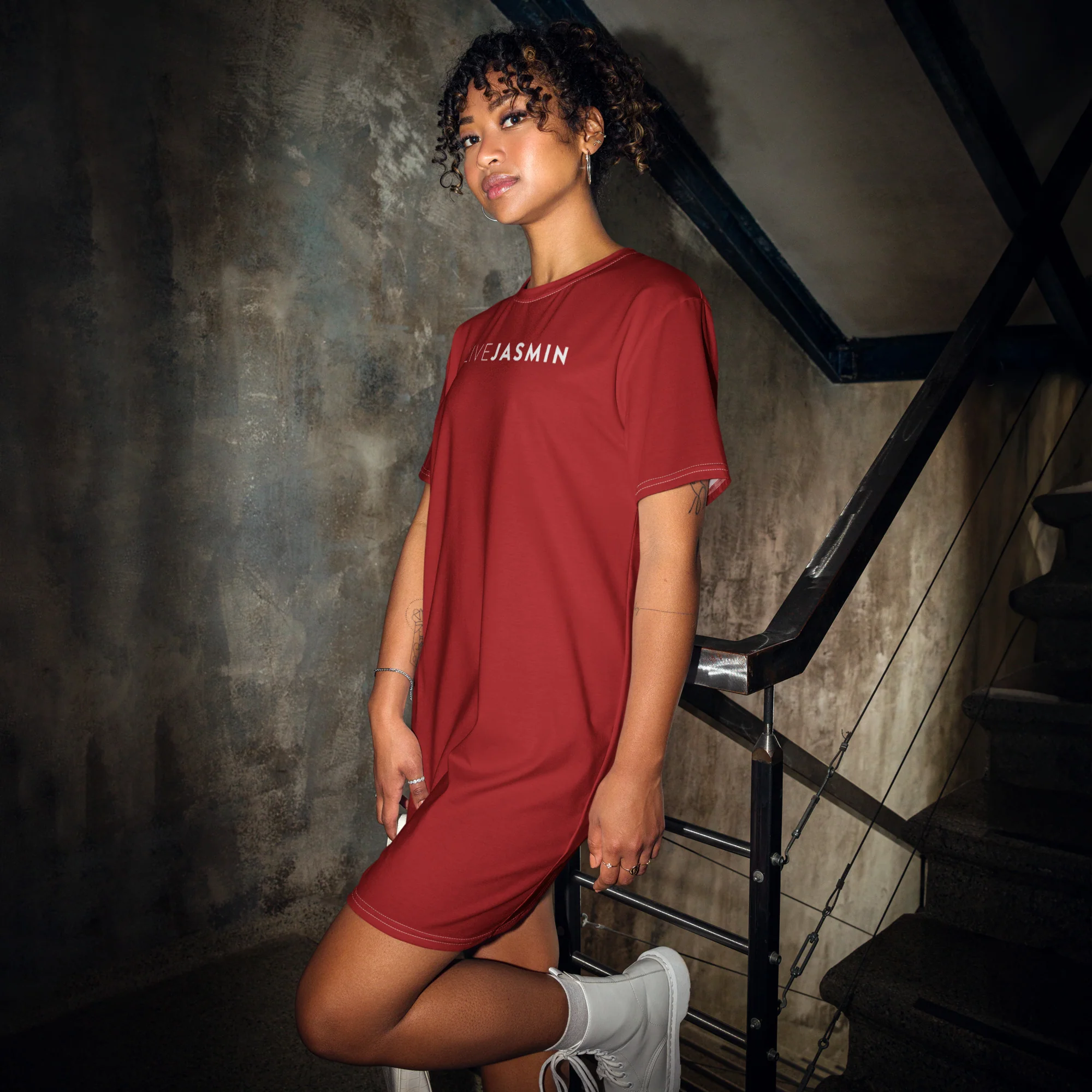 LiveJasmin Oversized T-Shirt Dress