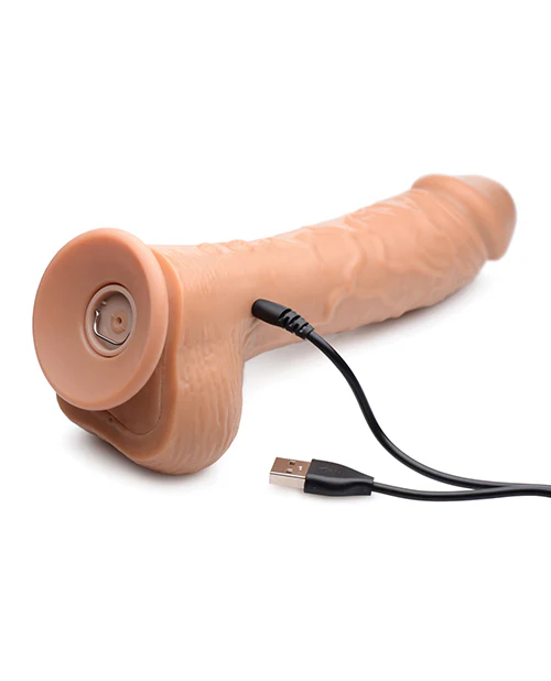 Loadz 8.5in Vibrating Dildo Squirting - Image 10