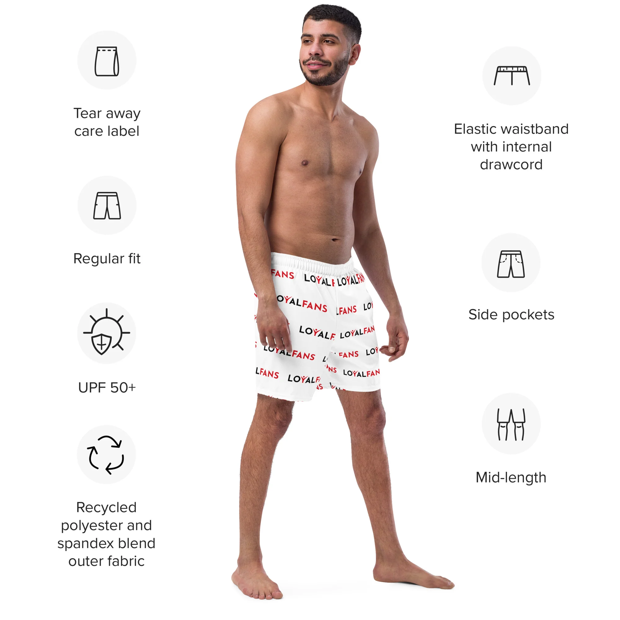Loyalfans - Recycled Swim Trunks - Image 2