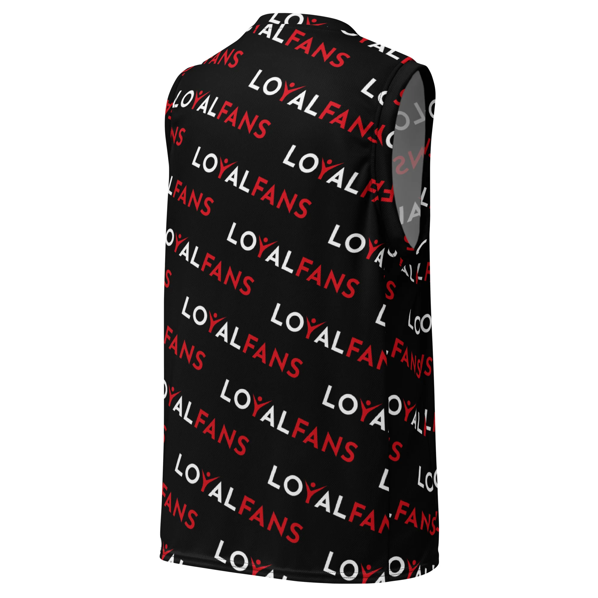 Loyalfans - Recycled unisex basketball jersey - Image 4