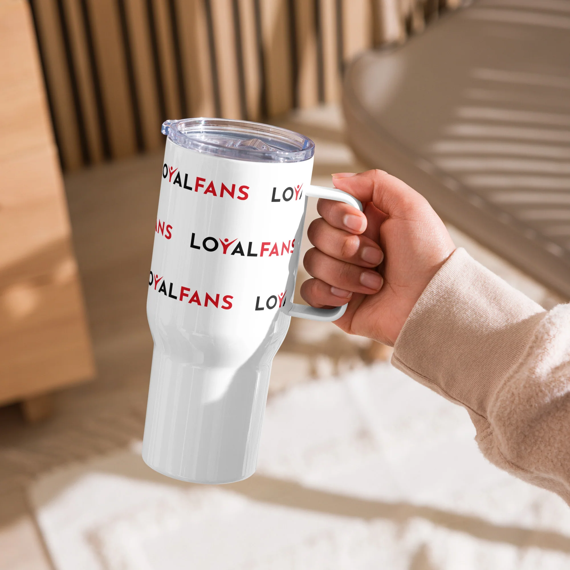 Loyalfans - Travel mug with a handle - Image 2