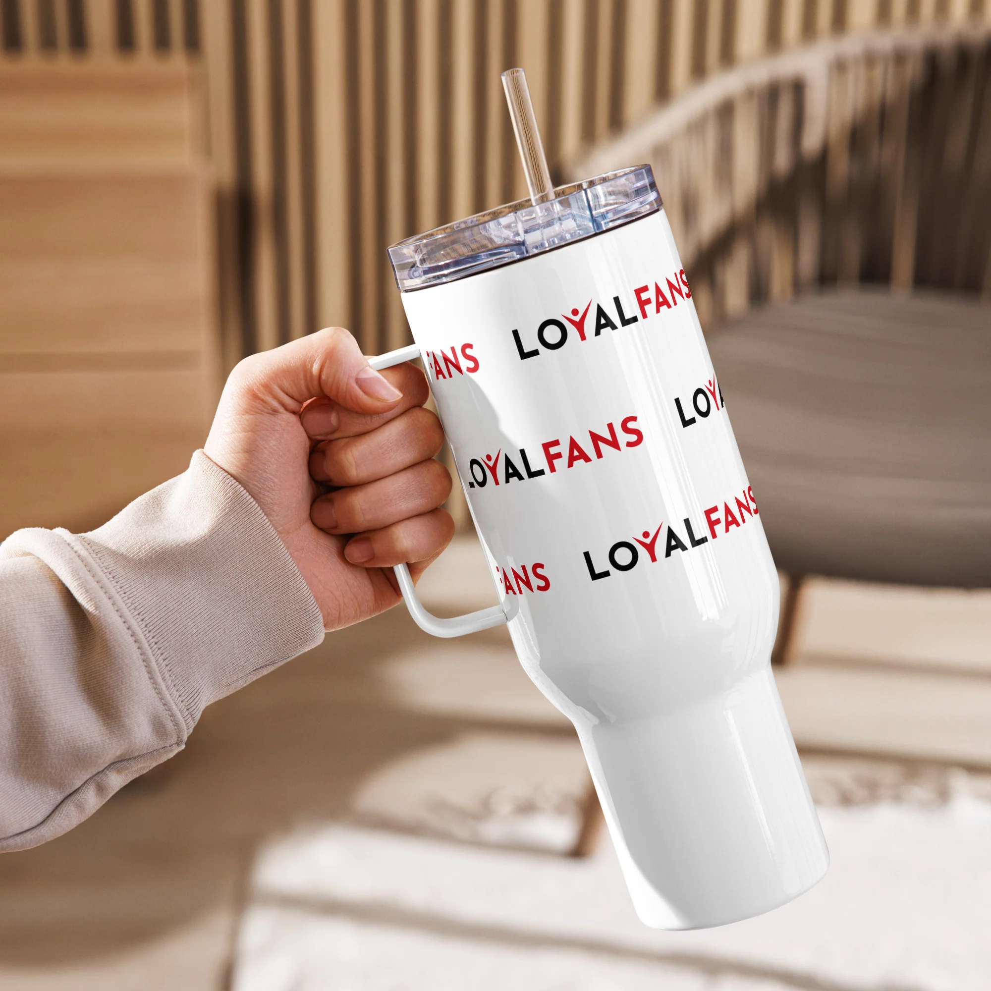 Loyalfans - Travel mug with a handle - Image 3