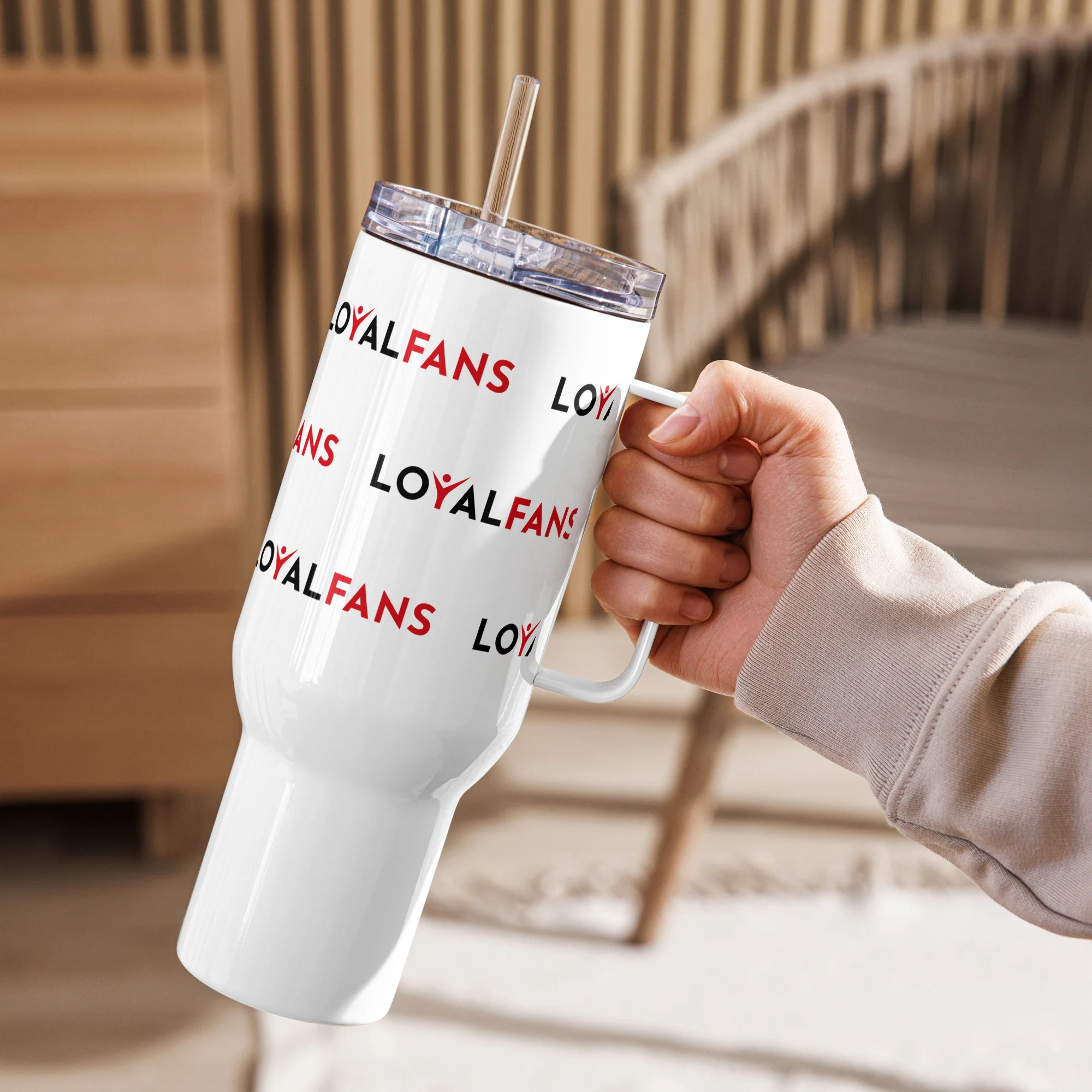Loyalfans - Travel mug with a handle - Image 4