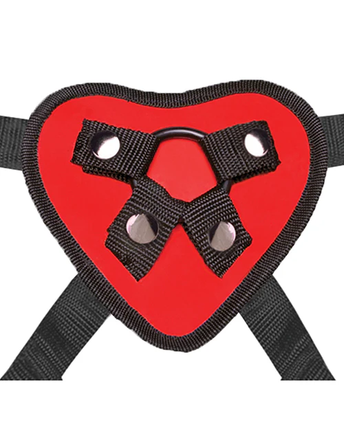 Lux Fetish Red Heart Strap-On Set - Image 3