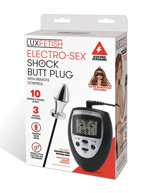 Lux Fetish Electro-Sex Shock Butt Plug - Image 5