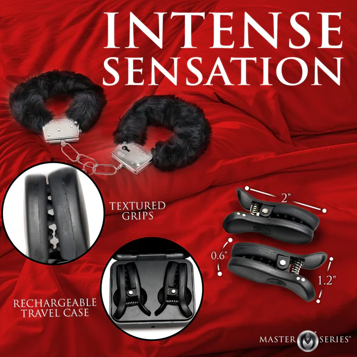 Master Series Vibrating Nipple Clamps - Image 7