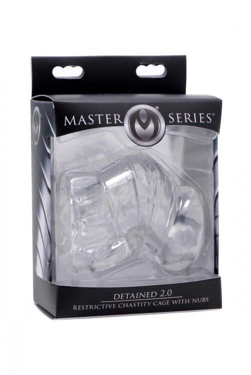 Master Series Detained 2.0 Restrictive Chastity Cage - Image 4