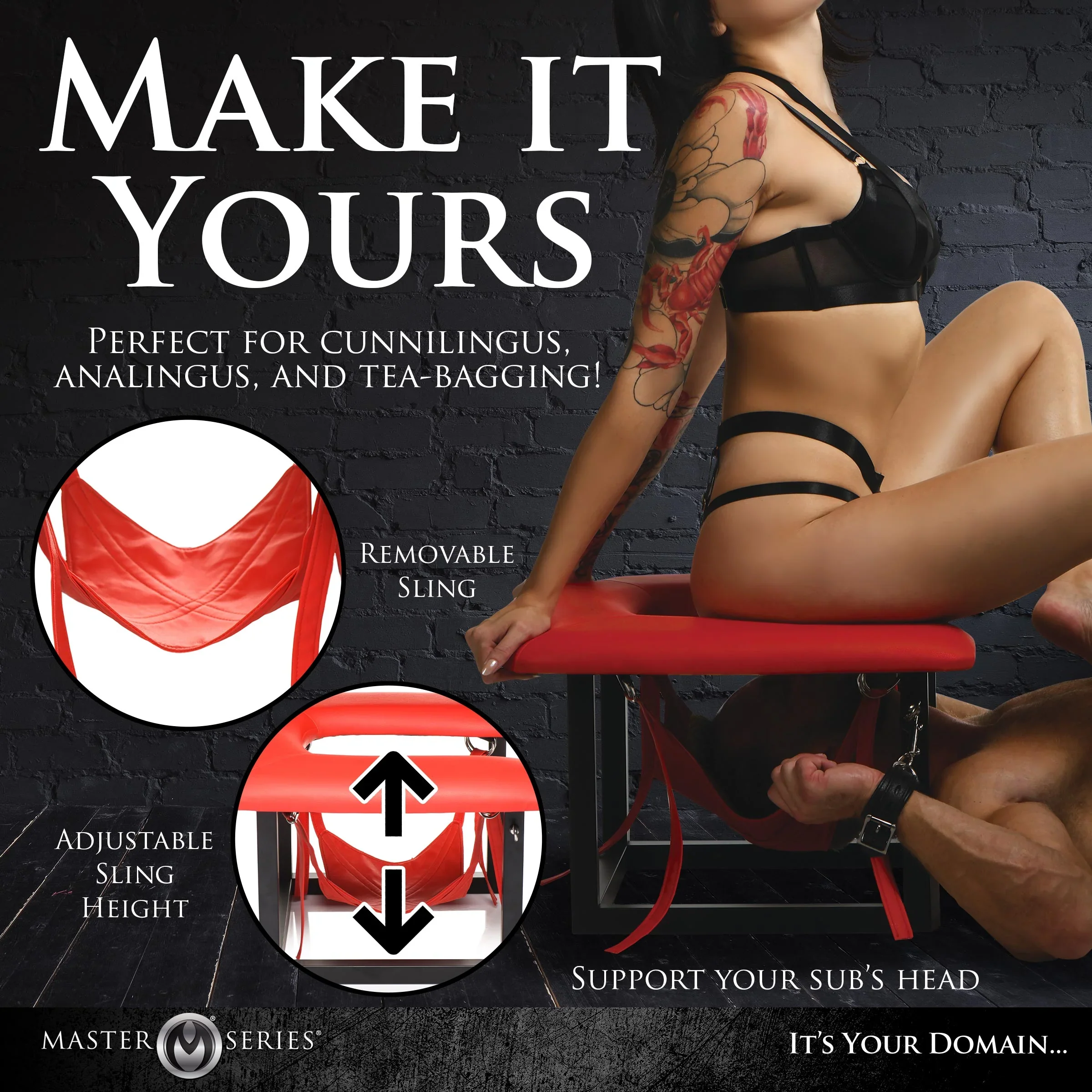 Master Series Face Rider Queening Chair - Image 6