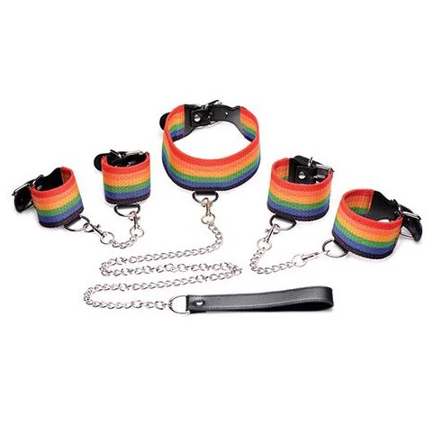 Master Series Kinky Pride Rainbow Bondage Set - Image 3