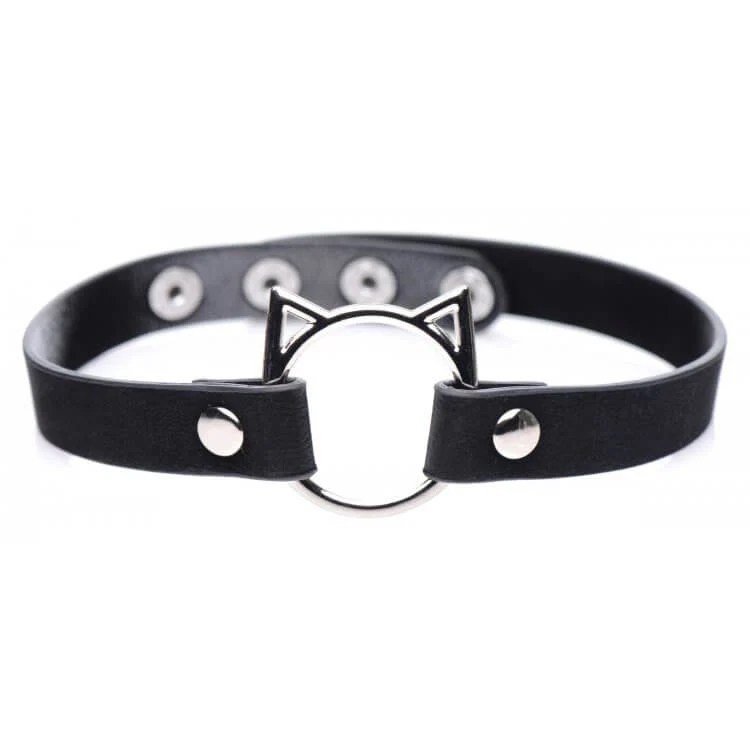 Master Series Slim Kinky Kitty Ring Choker - Image 2