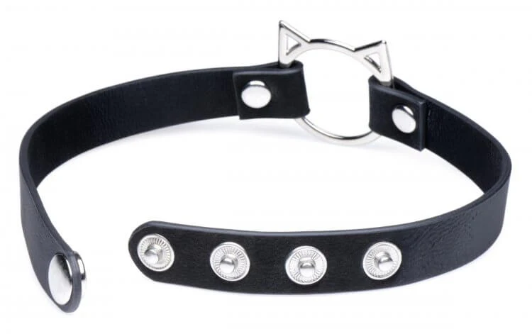 Master Series Slim Kinky Kitty Ring Choker - Image 5