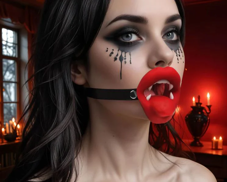 Master Series Vibrating Vampire Gag - Image 3