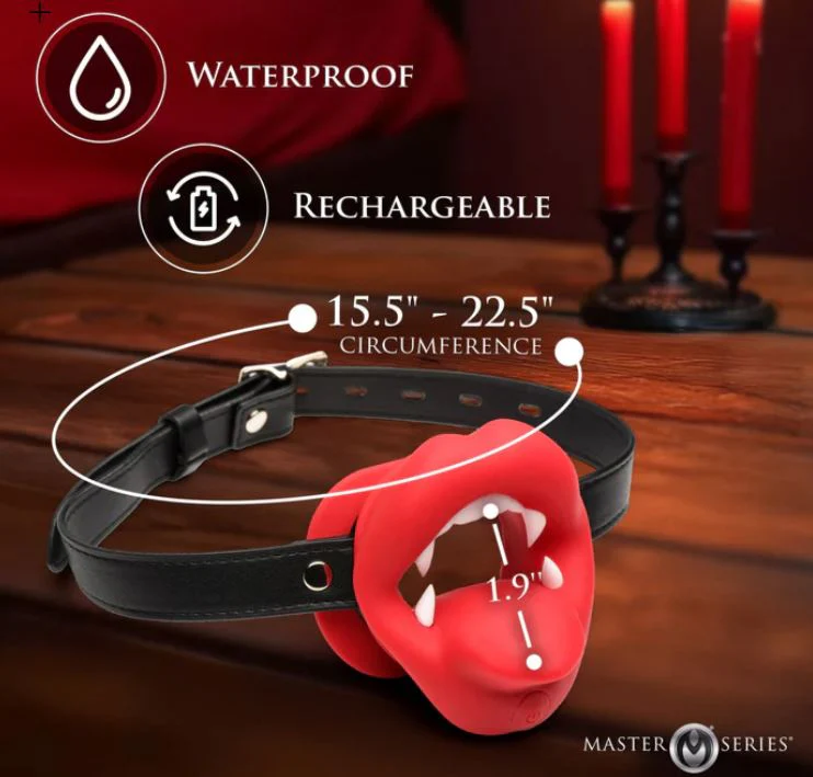 Master Series Vibrating Vampire Gag - Image 5