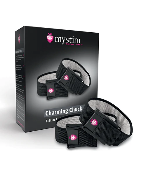 Mystim Charming Chuck - Strap Set of 2 with 2mm Adaptor - Image 2