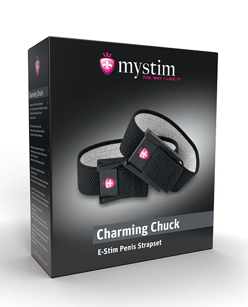 Mystim Charming Chuck - Strap Set of 2 with 2mm Adaptor - Image 3