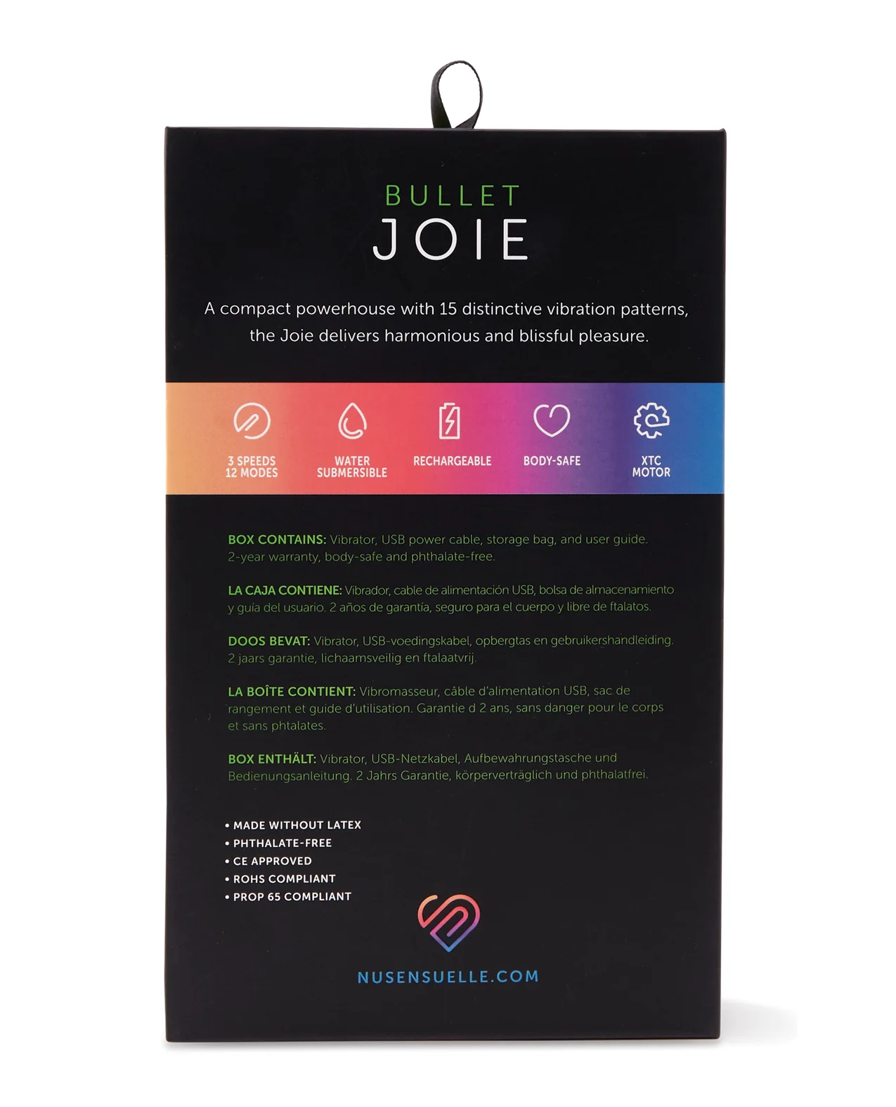 Nu Sensuelle Joie Bullet in Gift Box - Image 5