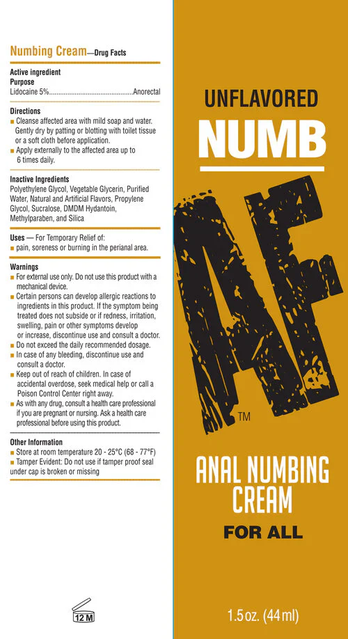 Numb Af Desensitizing Anal Cream - Image 3