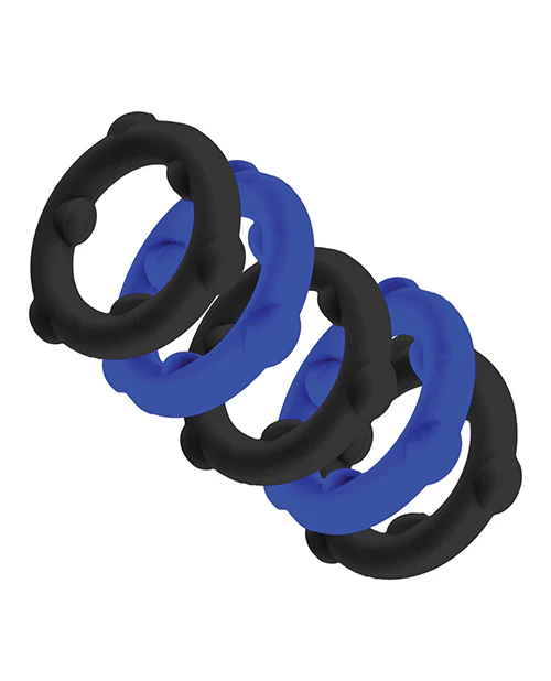 Oxballs Gearheads 5 Pack Spinner Rings - Blue/Black - Image 7