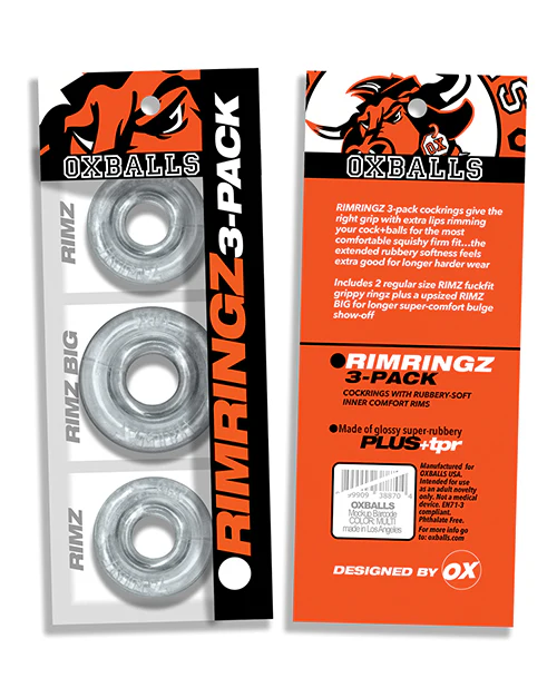 Oxballs Rimringz Multi Size 3 Pack of Cock Rings - Image 9