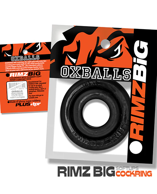 Oxballs Rimz Big Single Ring - Black - Image 5