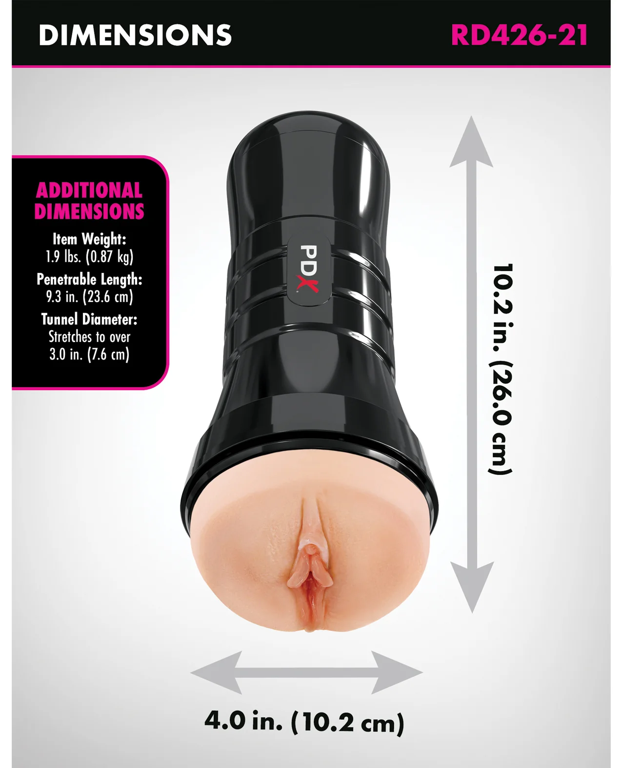 PDX Extreme Wet Pussies Super Juicy Snatch XXL - Light - Image 10