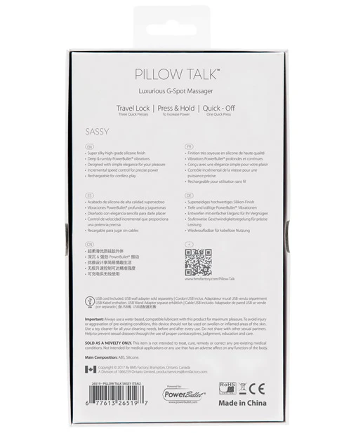 Pillow Talk Sassy G Spot Vibrator - Image 3