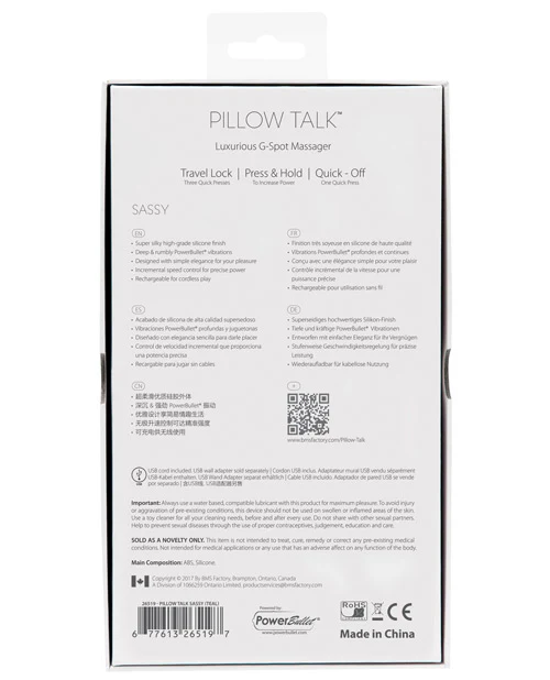 Pillow Talk Sassy G Spot Vibrator - Image 9