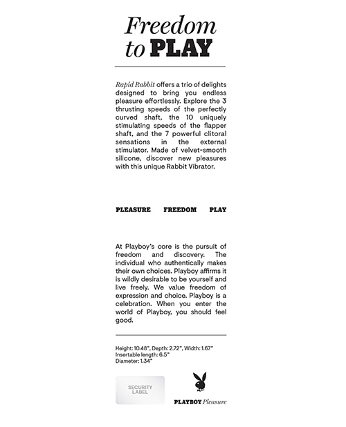 Playboy Rapid Rabbit - Image 8