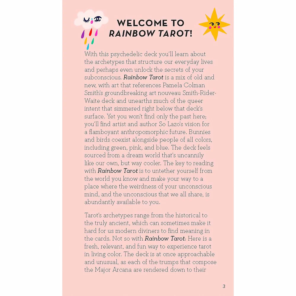 Rainbow Tarot: 78 Cards with Guidebook - Image 7
