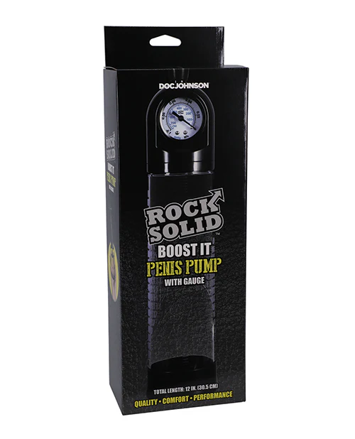 Rock Solid Boost It Penis Pump with Gauge - Image 2