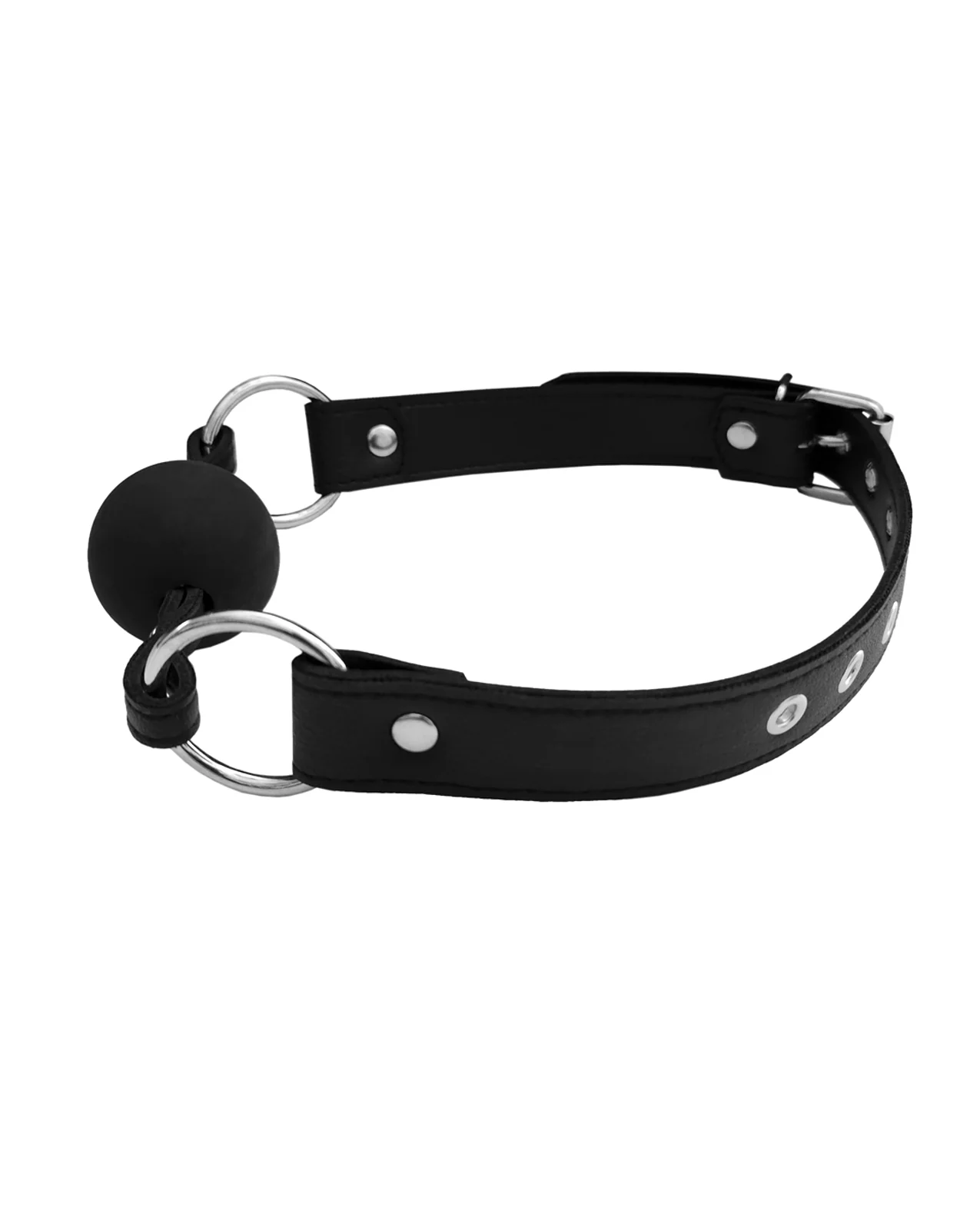Rouge Vegan Leather Ball Gag - Image 2