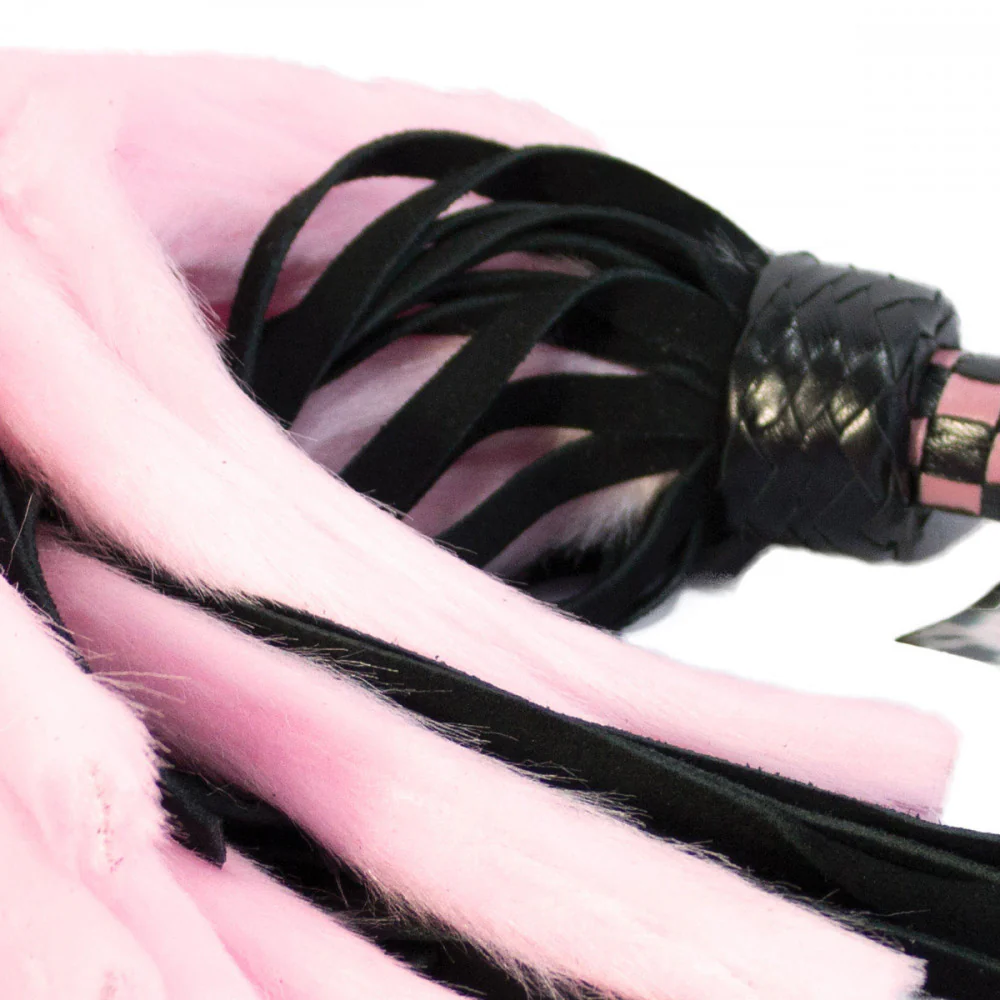 Ruff Doggie Styles Suede and Fluff Mini Flogger - Image 4