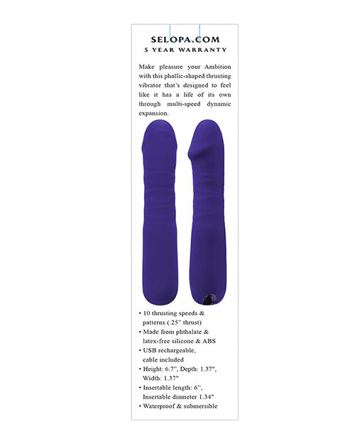 Selopa Ambition Thrusting Vibrator - Image 6