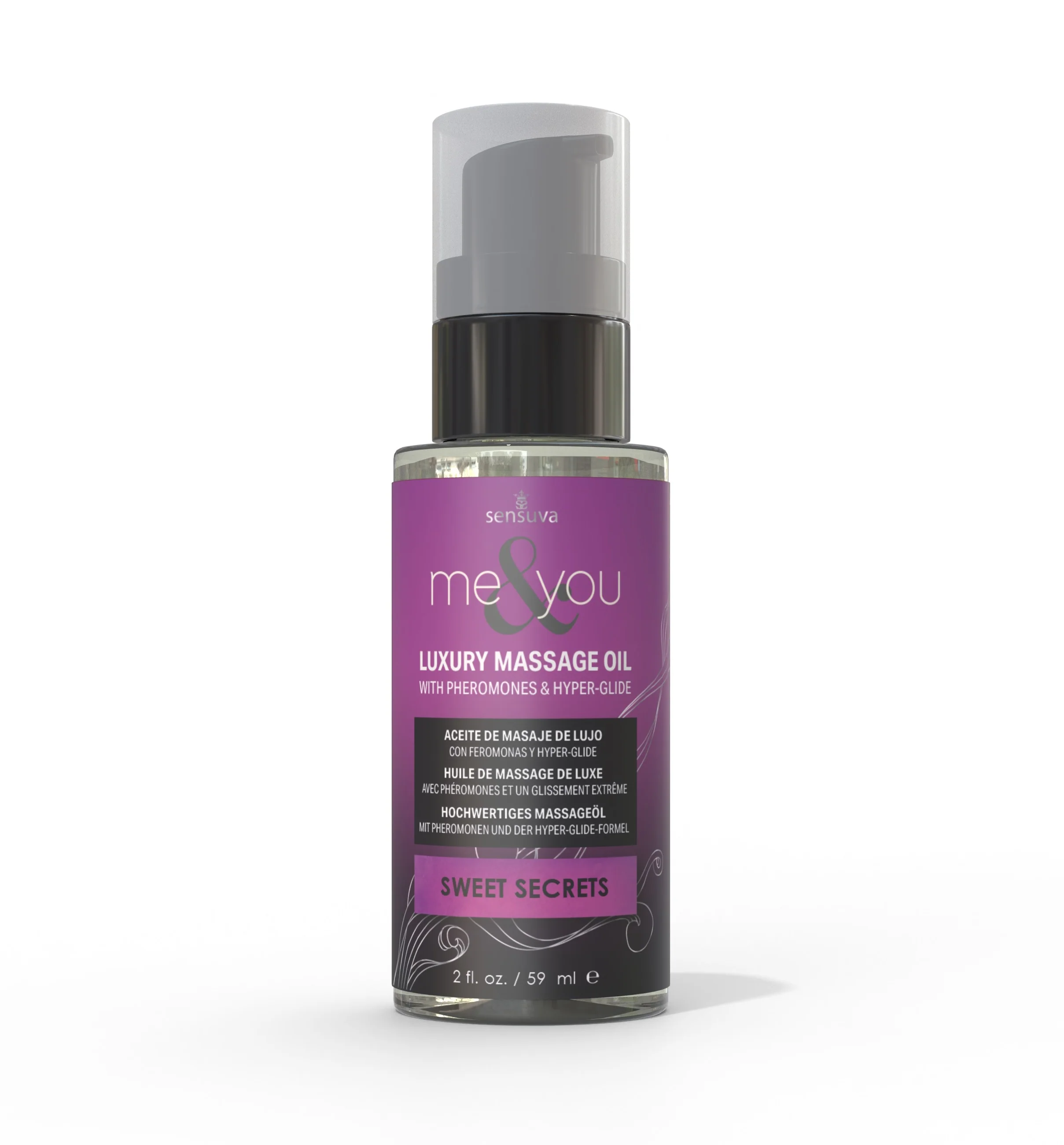 Sensuva Me & You Massage Oil - 2 oz Sensual Bliss - Image 2