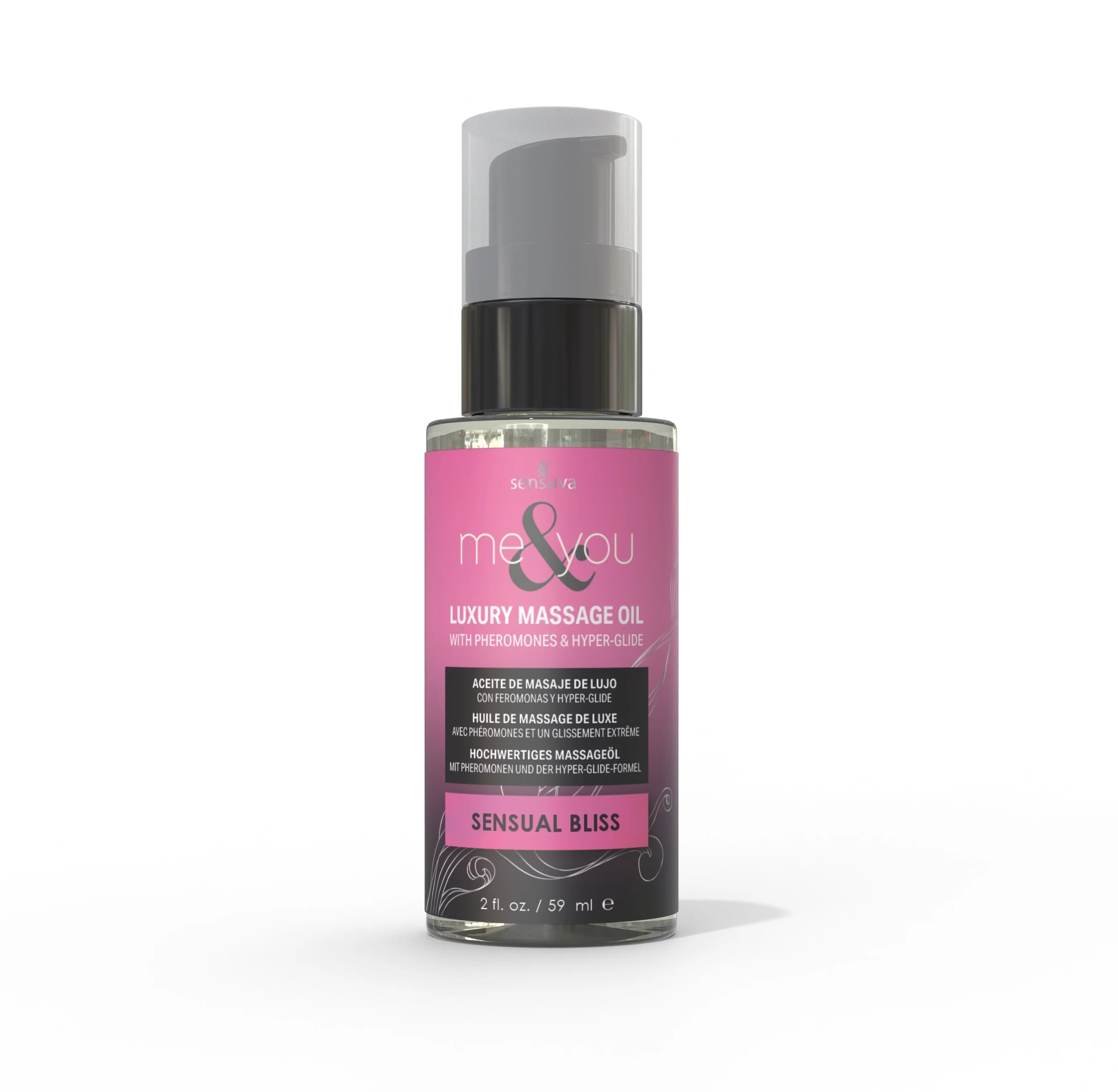 Sensuva Me & You Massage Oil - 2 oz Sensual Bliss - Image 3