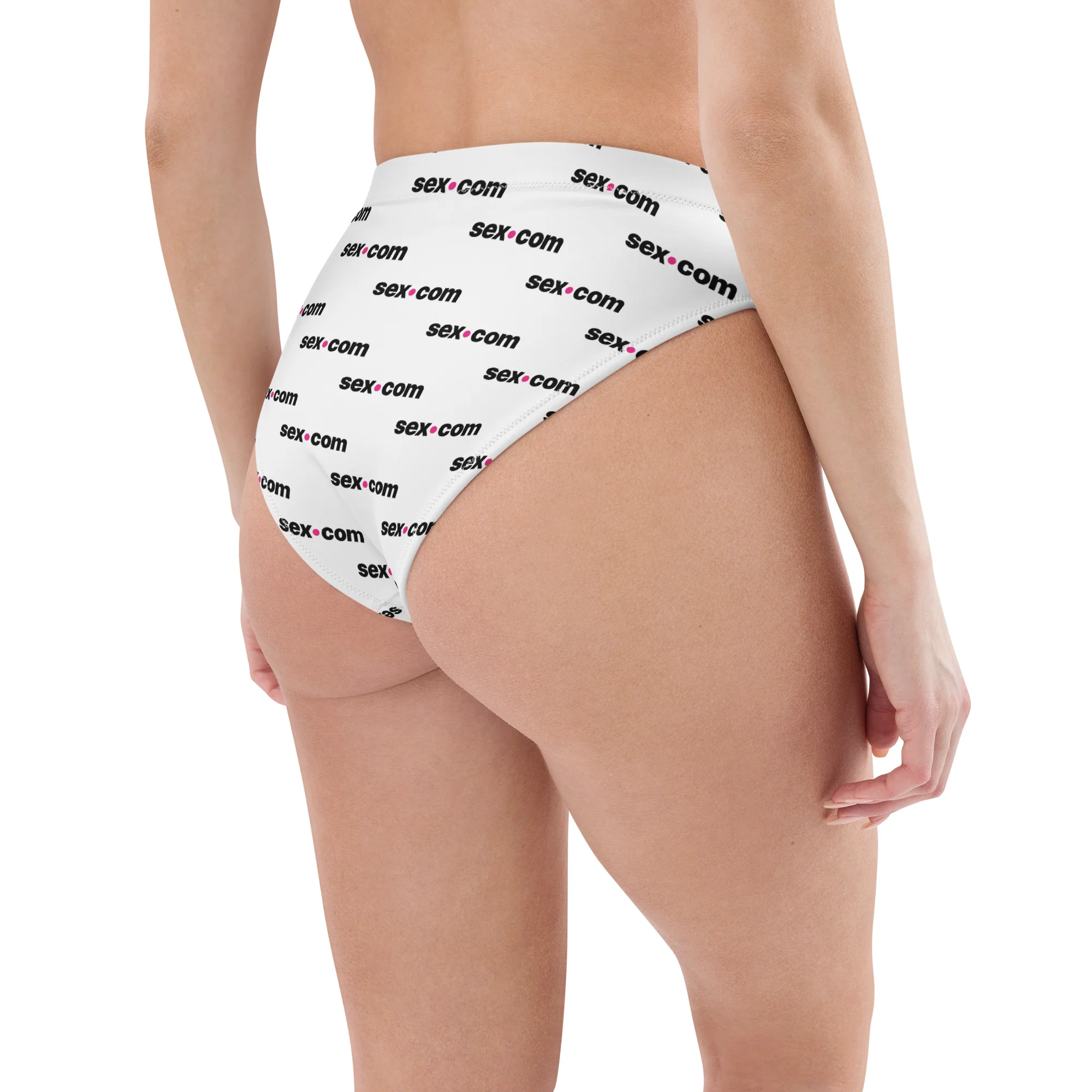 Sex.com Recycled High-Waisted Bikini Swim Bottom - Image 5