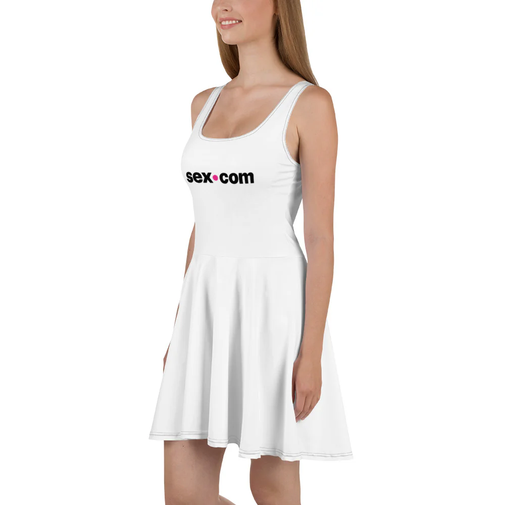 Sex.com Skater Dress - White - Image 3