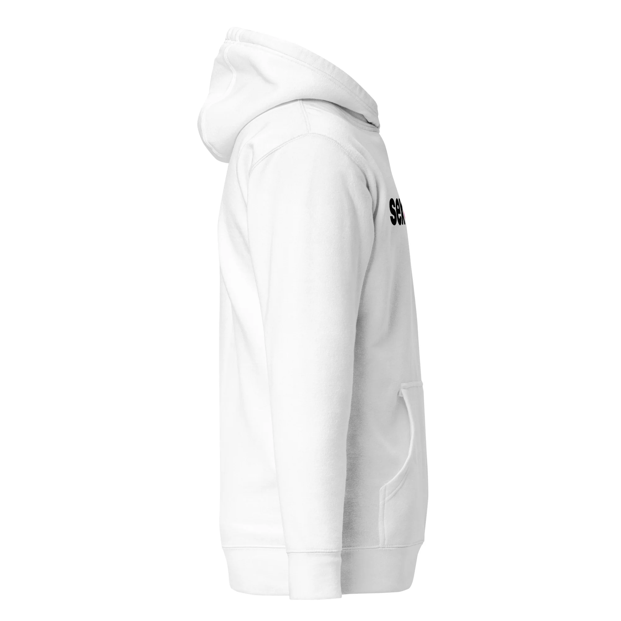 Sex.com Unisex Hoodie - White - Image 6